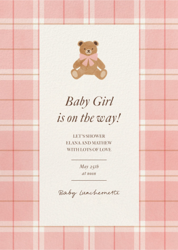 Warm Bear Hugs - Baby Shower Invitation by Paperless Post