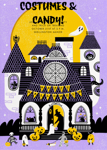 Gourdeous Home - Halloween Invitation by Hello!Lucky