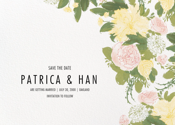 Peony Posy (Save The Date) - Save the Date by Paperless Post