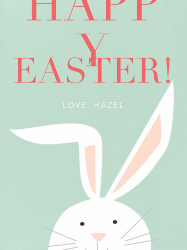 Bunny - Easter Card by Paperless Post