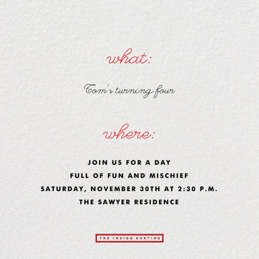 Birthday Faces by The Indigo Bunting - Back