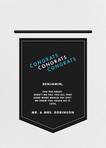 Leagues - Congratulations Card by Paperless Post - Back