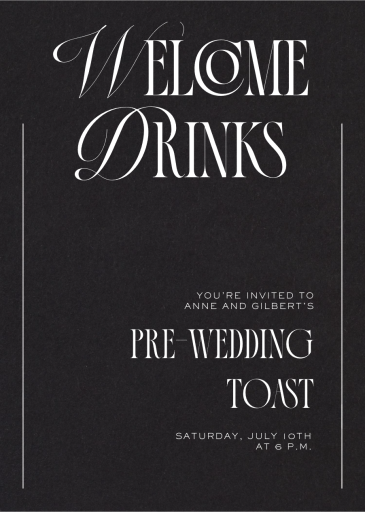 What a Night - Welcome Party Invitation by Paperless Post