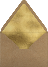 3D Lettering Milestone Invitation Envelope