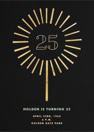 Year of the Sparkler - Birthday Invitation by Paperless Post