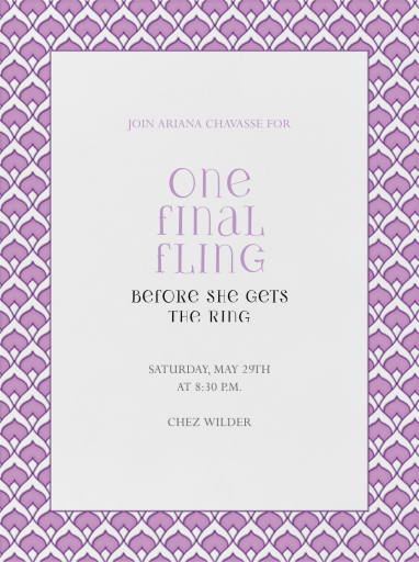 Veda - Invitation by Paperless Post