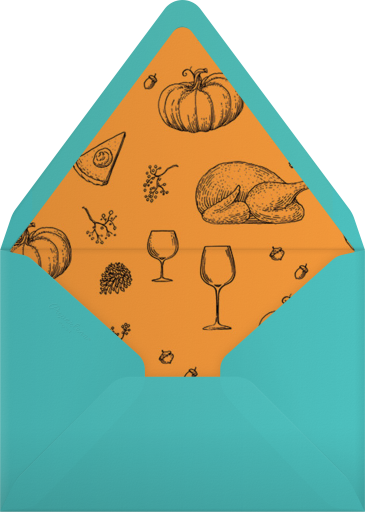 Good Friends Good Food - Paperless Post Envelope