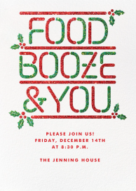 Food Booze and You by Paperless Post