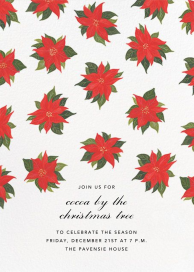 Painted Poinsettias by Paperless Post