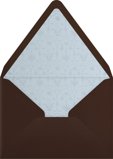 Floral Mughal Motif Invitation Envelope