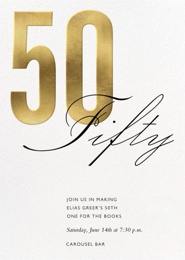 Stylish Numbers - Birthday Invitation by Paperless Post