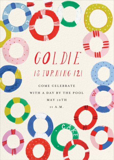 Pool Tube Floats by Mr. Boddington's Studio