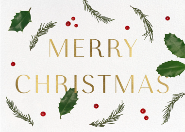 Holly Potpourri - Christmas Card by Paperless Post