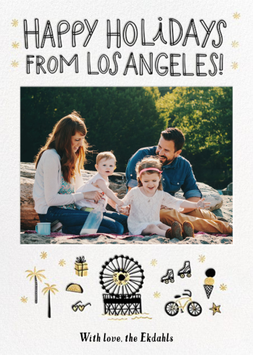 City Holiday Attractions - Christmas Card by Hello!Lucky