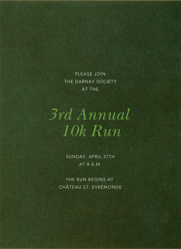 Green Velvet - Business Invitation by Paperless Post