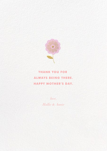 Both Sides Wow - Mother's Day Card by Paperless Post - Back