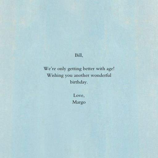 Scrapbook Flowers (Greeting) - Birthday Card by John Derian - Back