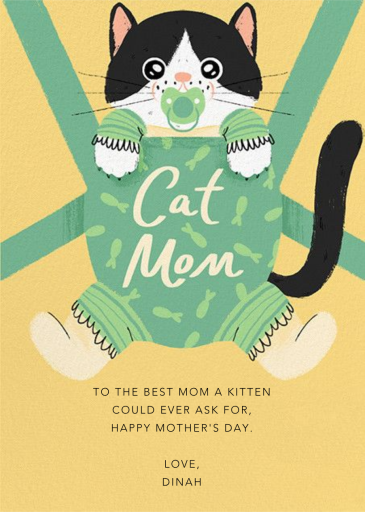 Furbaby Crazy (Cat) - Mother's Day Card by Paperless Post