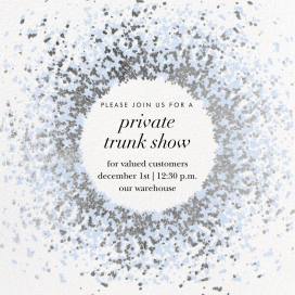 Frosted - Business Event Invitation by Kelly Wearstler