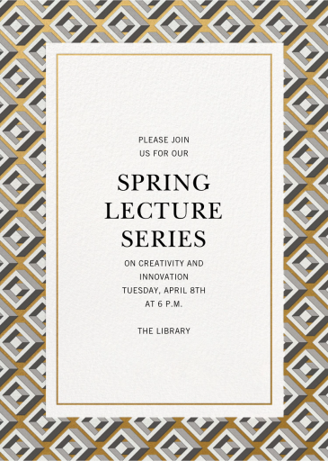 Arcade - Seminar Invitation by Jonathan Adler