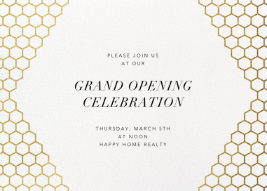 Honeycomb Party - Launch Party Invitation by Paperless Post