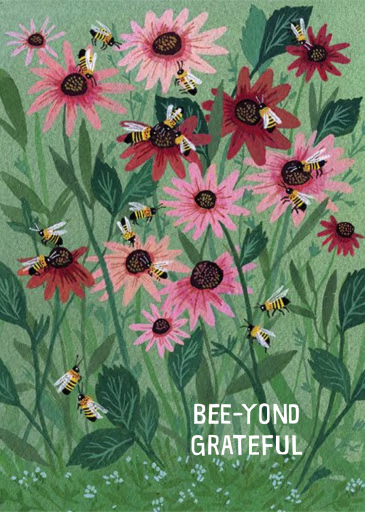 Beeyond Grateful (Becca Stadtlander) - Thank You Card by Red Cap Cards