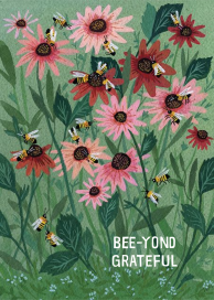 Beeyond Grateful (Becca Stadtlander) - Thank You Card by Red Cap Cards