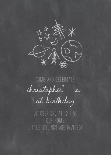 Space Bunch - Birthday Invitation by Paperless Post