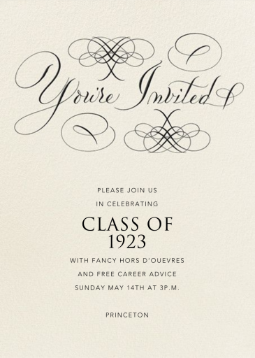 You're Invited - Graduation Party Invitation by Bernard Maisner