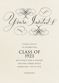 You're Invited - Graduation Party Invitation by Bernard Maisner