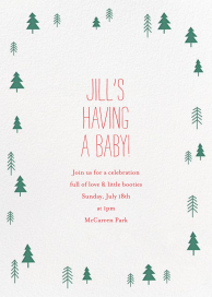 Tiny Town Forest - Baby Shower Invitation by Little Cube
