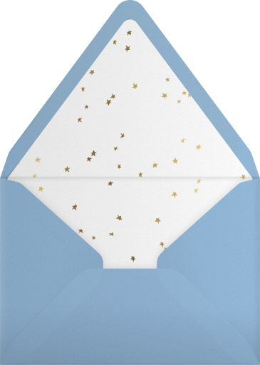 Candle Wreath Holiday Invitation Envelope
