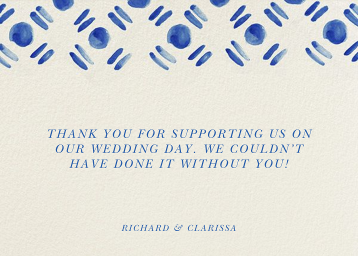 Dot and Dash Horizontal - Stationery by Oscar de la Renta