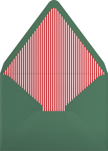 Nutcracker Holiday Motif Invitation Envelope