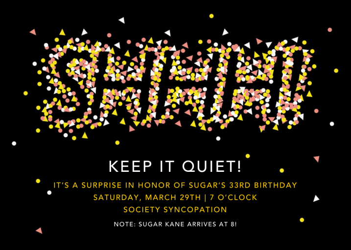 The Surprise is Shaping Up - Invitation by Paperless Post