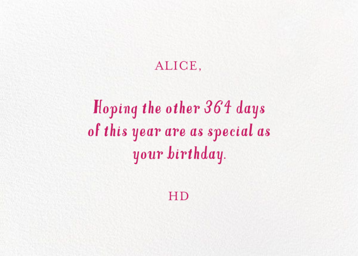 Mermaid's Birthday - Birthday Card by Mr. Boddington's Studio - Back