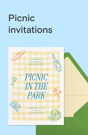 Picnic invitations