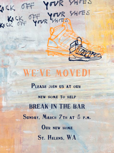 Kick Off Your Shoes by Paperless Post