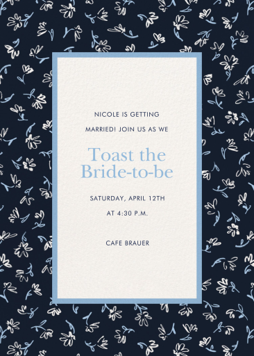 Midnight Border - Invitation by kate spade new york