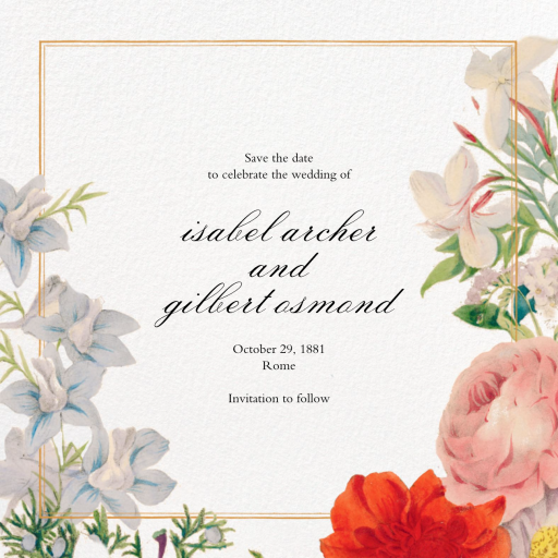 Spring Medley (Save the Date) - Save the Date by John Derian