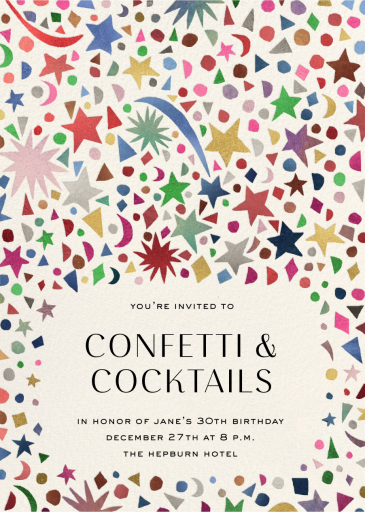 Seeing Shapes - Birthday Invitation by Liberty