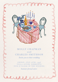 Dinner for Two - Wedding Invitation by Ten Story Stationery