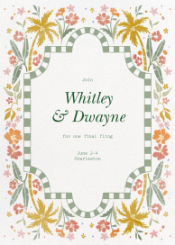 Palm Paradise - Bachelor/Bachelorette Party Invitation by Paperless Post