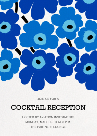 Unikko (Tall) - Cocktail Party Invitation by Marimekko