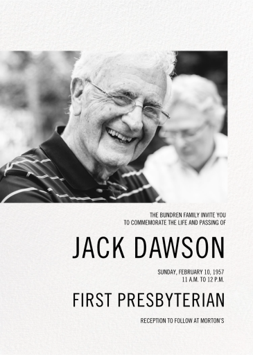 Simple Black and White (Photo) by Paperless Post