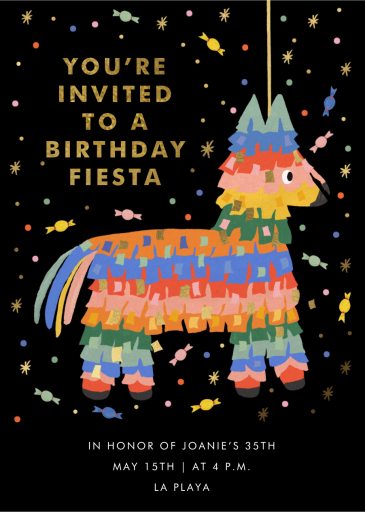 Party Piñata - Fiesta Invitation by Rifle Paper Co.