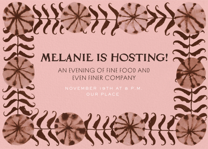 Petal Pinwheel - Fall Party Invitation by Hadley Paper Goods