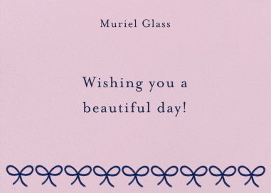 Rows of Bows (Stationery) by Ashley G