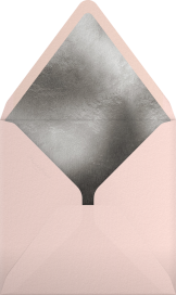 Outline 'Thanks' Serif Font Card Envelope