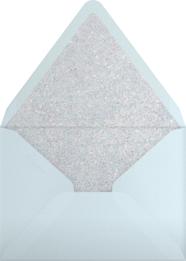 Snowflake Ribbon - Paperless Post Envelope